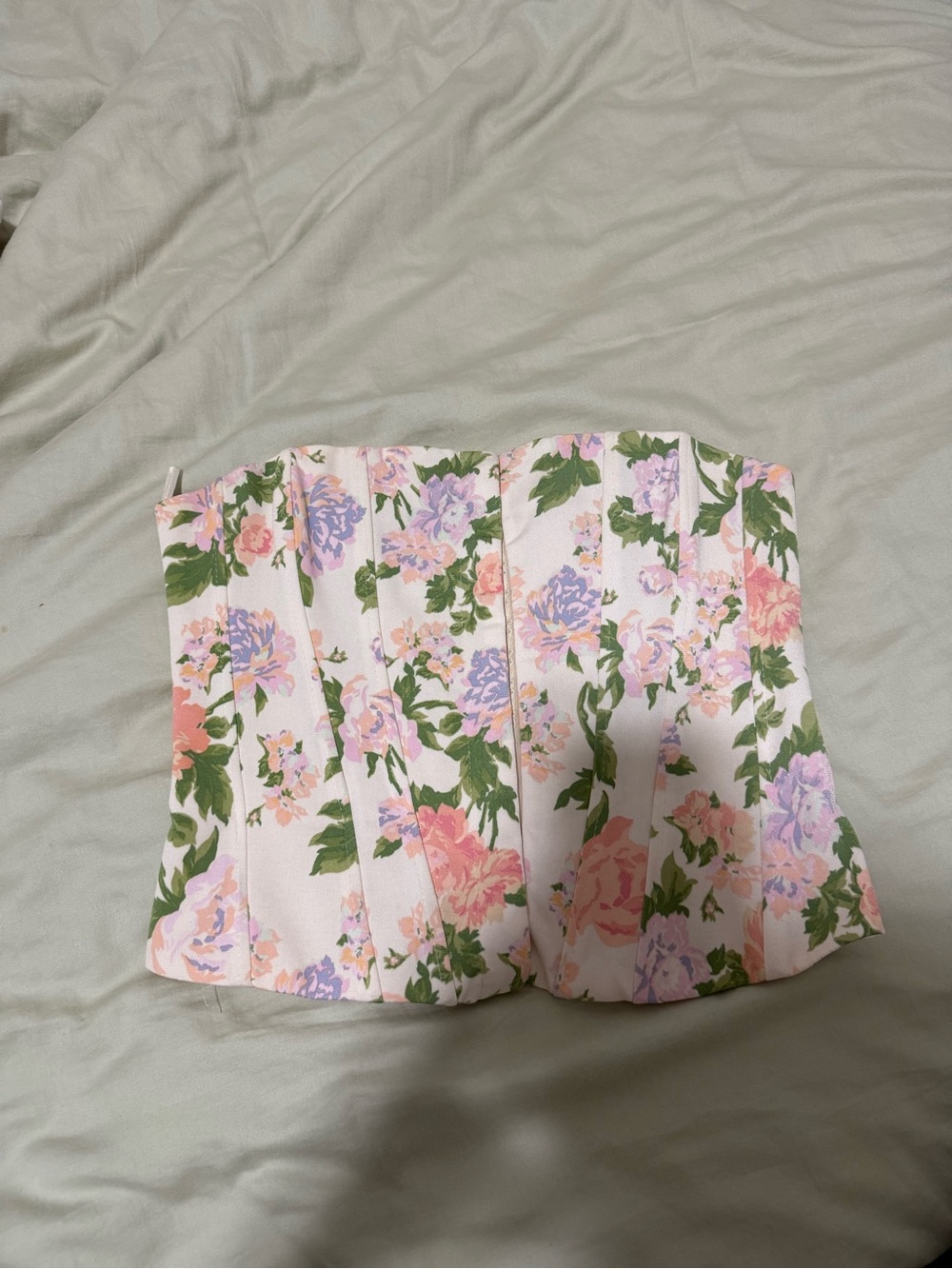 Zara Floral Corset Top